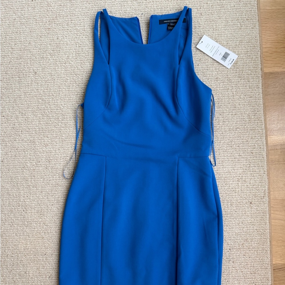 French Connection Royal Blue Sleeveless Mini Dress
